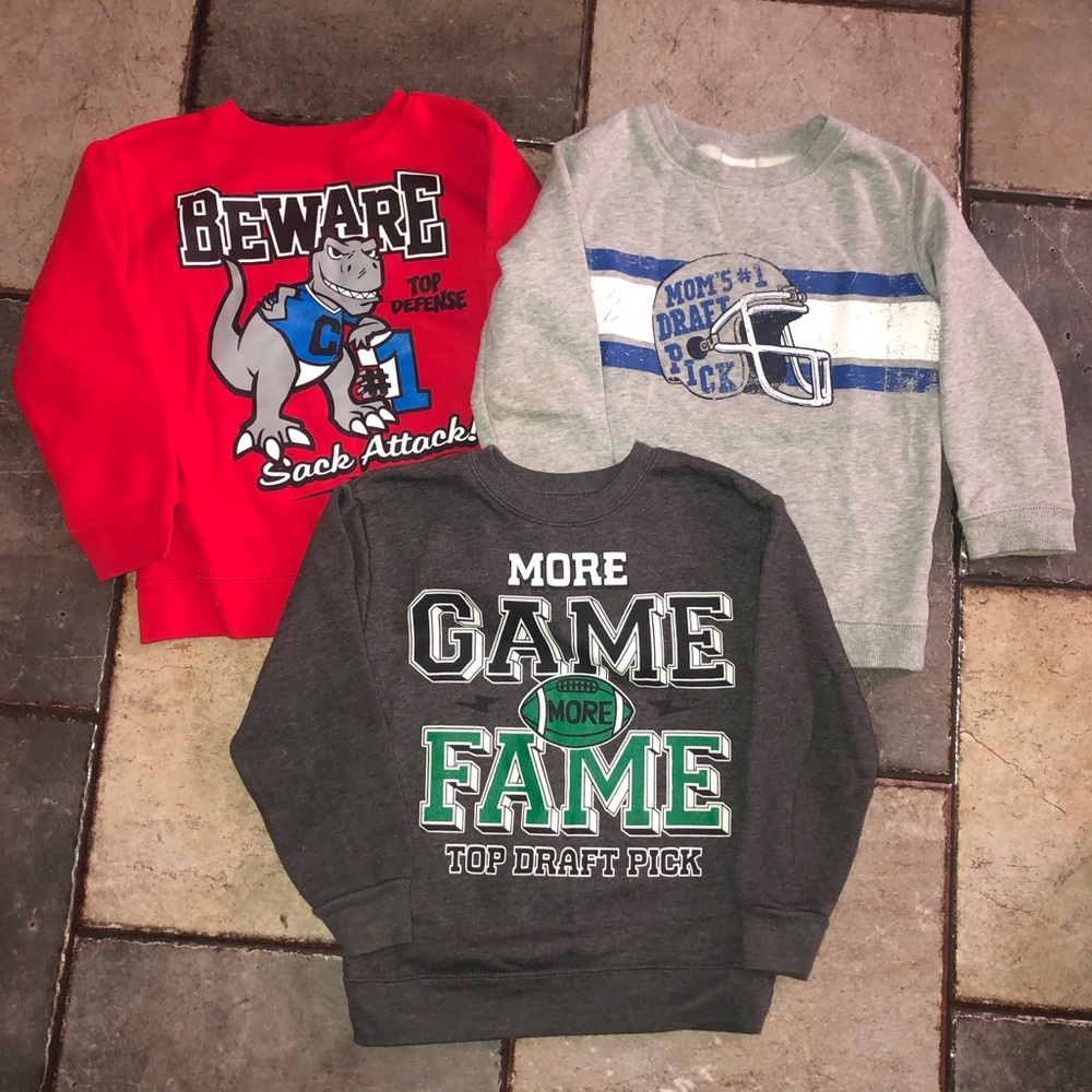 Football Sweatshirt Bundle - 4T